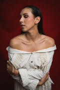 Blusa BRISA Off-Shoulder Flecos
